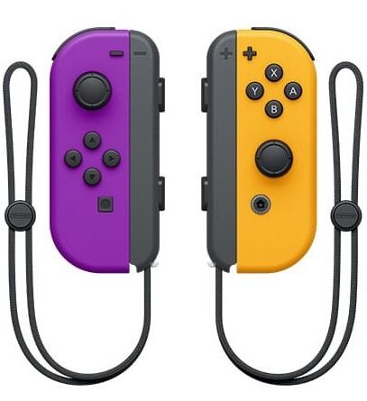 Joy-Con Pair Neon Purple/Neon Orange Růžová