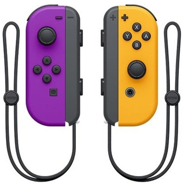 Joy-Con Pair Neon Purple/Neon Orange Růžová