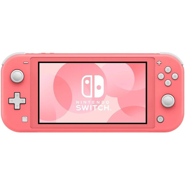 Nintendo Switch Lite Coral + ACNH + NSO 12month Růžová