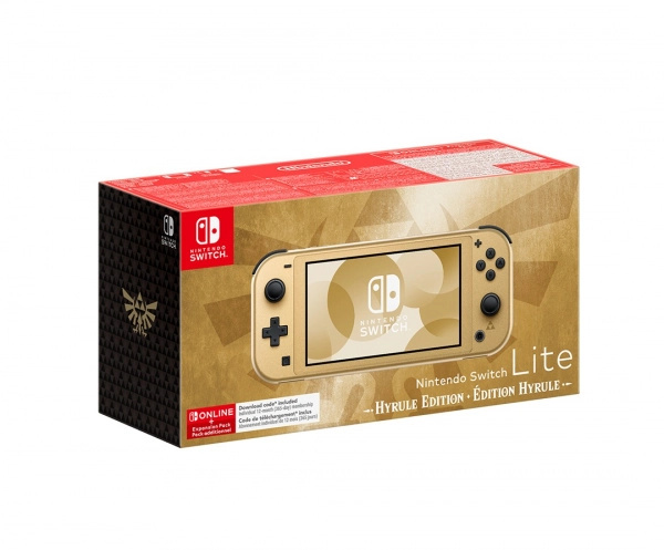 Nintendo Switch Lite Hyrule Edition s ročním členstvím Nintendo Switch Online + Expansion Pack