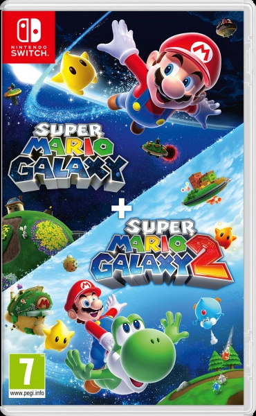 Switch super mario galaxy 1 + super mario galaxy 2