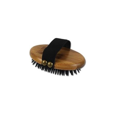 Bamboo Groom Kartáč s pryžovými štětinami 12 cm