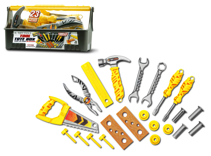 Tuff Tools dětský kufřík s nářadím 23 dílů