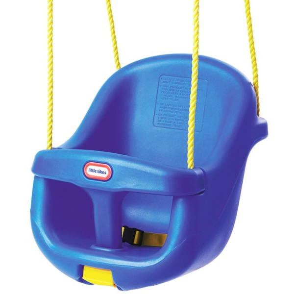 Little Tikes houpačka pro batolata s opěradlem modrá