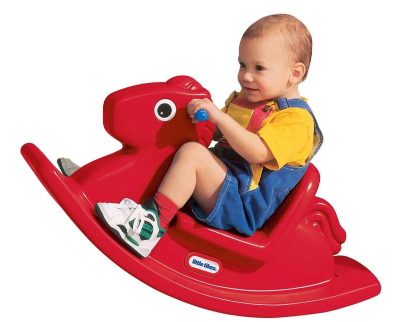Little Tikes Houpací koník červený