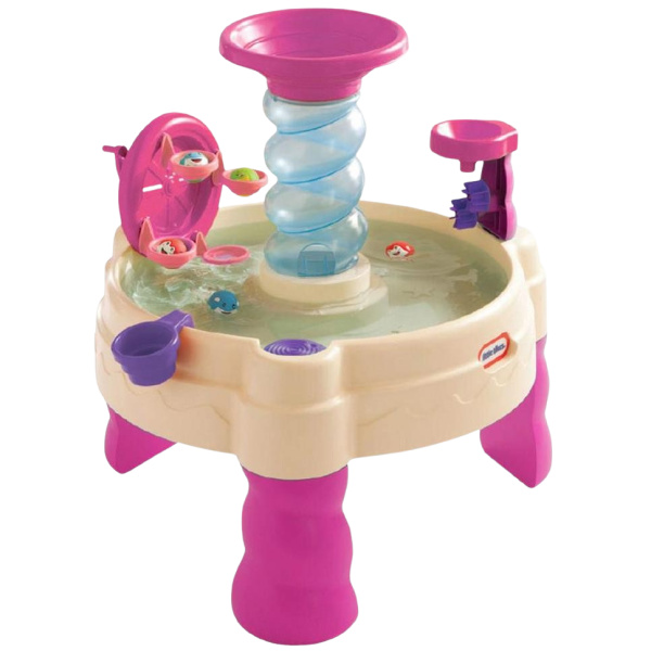 Little Tikes Vodní stůl Spirálová fontána růžový 173769