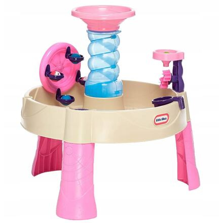 Little Tikes Vodní stůl Spirálová fontána růžový 173769