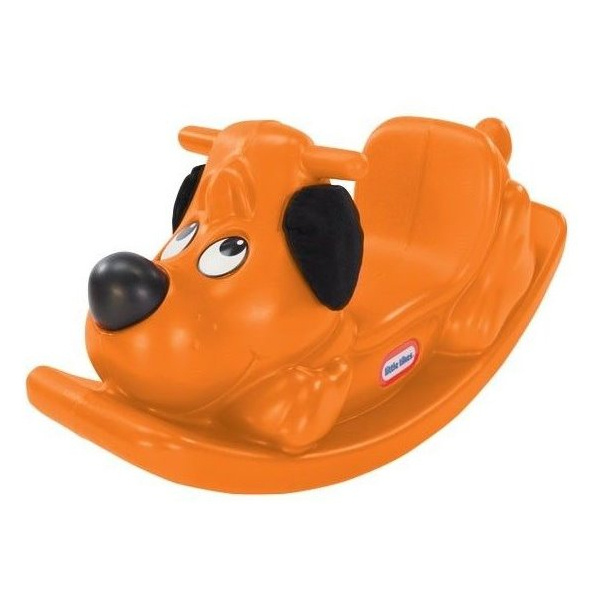Little Tikes Houpací pejsek – oranžový