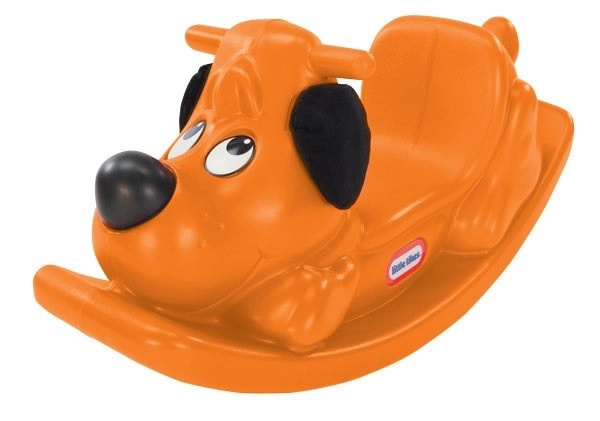 Little Tikes Houpací pejsek – oranžový