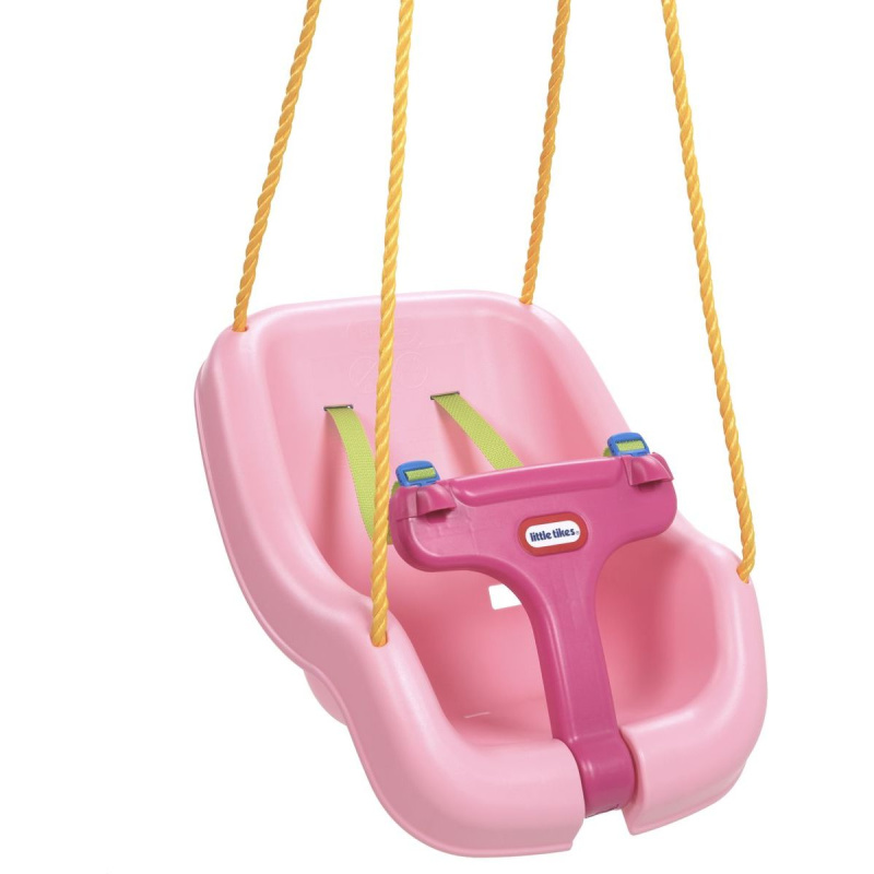 Little Tikes Dětská houpačka 2v1 Snug n Secure -  růžová