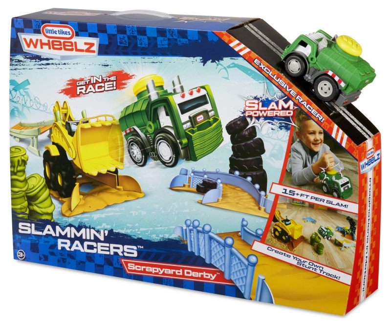 Interaktivní závodní dráha LITTLE TIKES Slammin' Racers s kaskadérskými překážkami