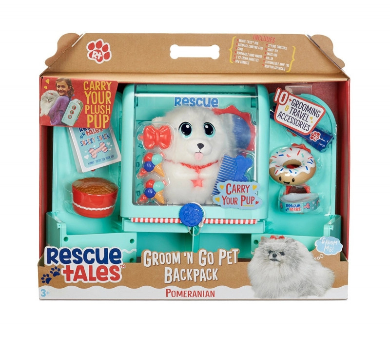 Rescue Tales batůžek Groom ’n Go se salónek pro mazlíčky