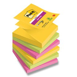 3M Post-it - silně lepicí Z-bloček - 76 x 76 mm, 6 x 90 l., Carnival