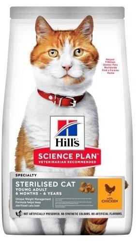 Hill's Fel.SP Adult Sterilised Cat Chicken 10kg