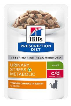 Hill's Fel. PD C/D Urinary Stress+Metabol. Kapsa12x85g