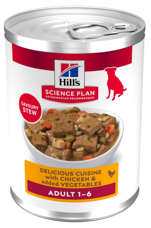 Hill's Canine Science Plan Adult Chicken&Vegetable Konzerva 363g