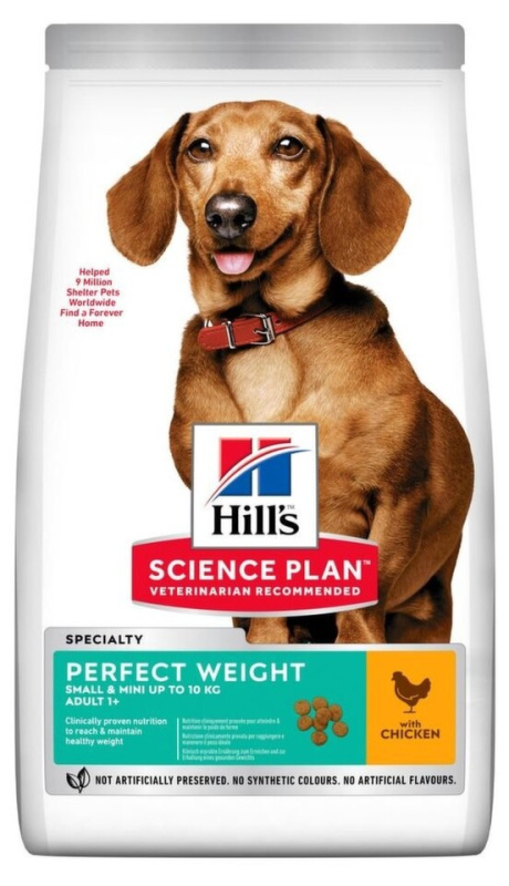 Hill's Can.Dry SP Perf.Weight Adult Small Chicken 6kg