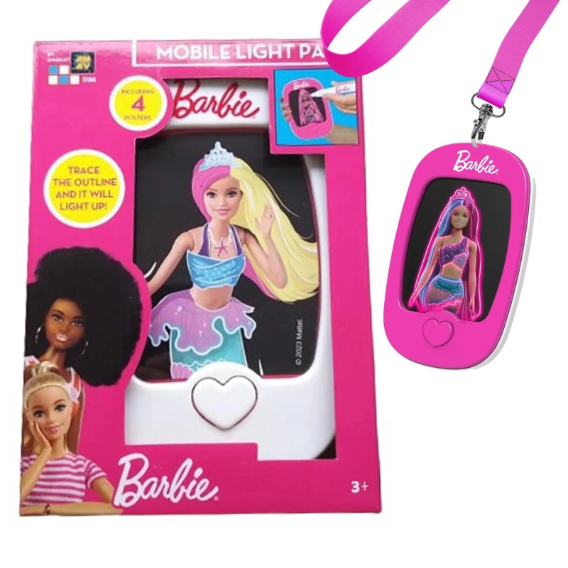 barbie mobilní světelná kreslicí podložka