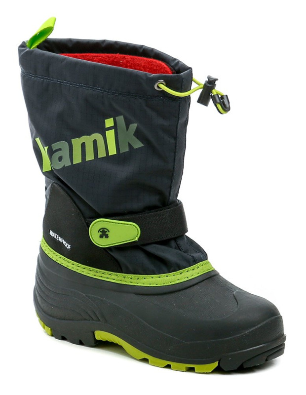 KAMIK Waterbug5 černo zelené dětské zimní sněhule EUR 39