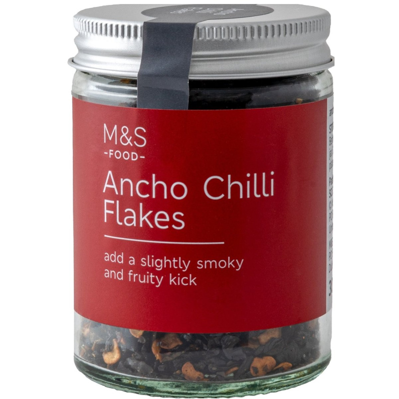 Marks & Spencer Vločky chilli papriček odrůdy Ancho s lehce uzeným aroma