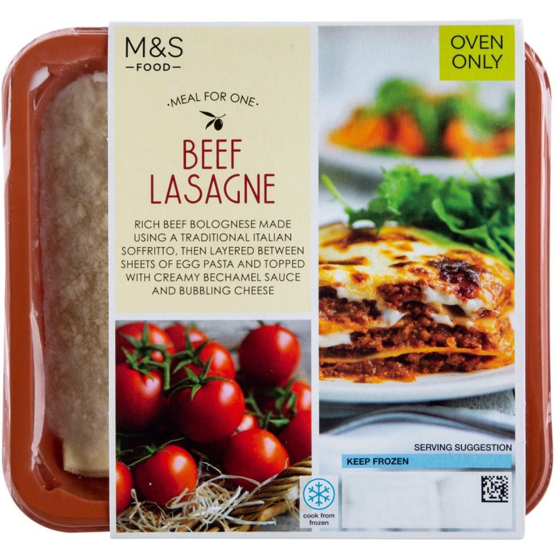 Marks & Spencer Lasagne s hovězím masem