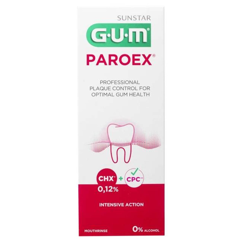 GUM ústní voda Paroex (CHX 0.12%) 300ml G1784EMEA