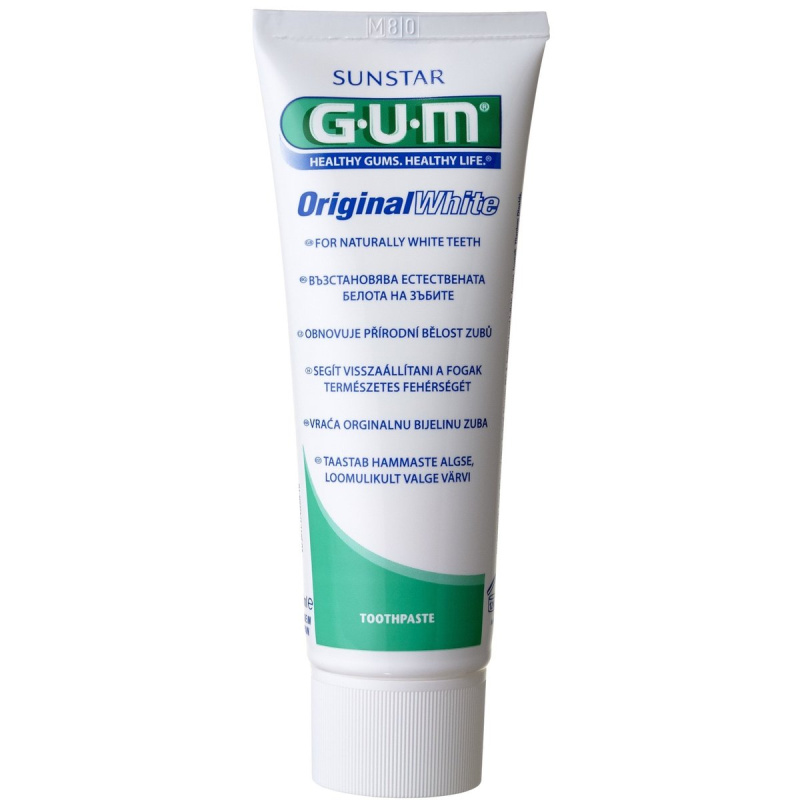 GUM Sunstar GUM OriginalWhite bělicí zubní pasta, 75 ml
