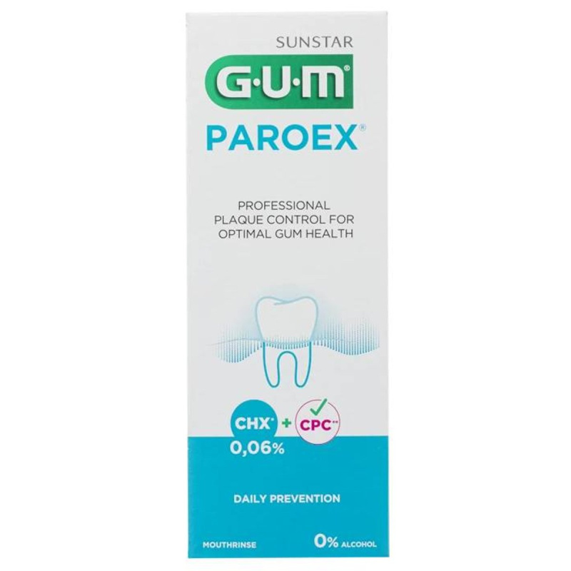 GUM ústní voda Paroex (CHX 0.06%) 500ml G1702EME