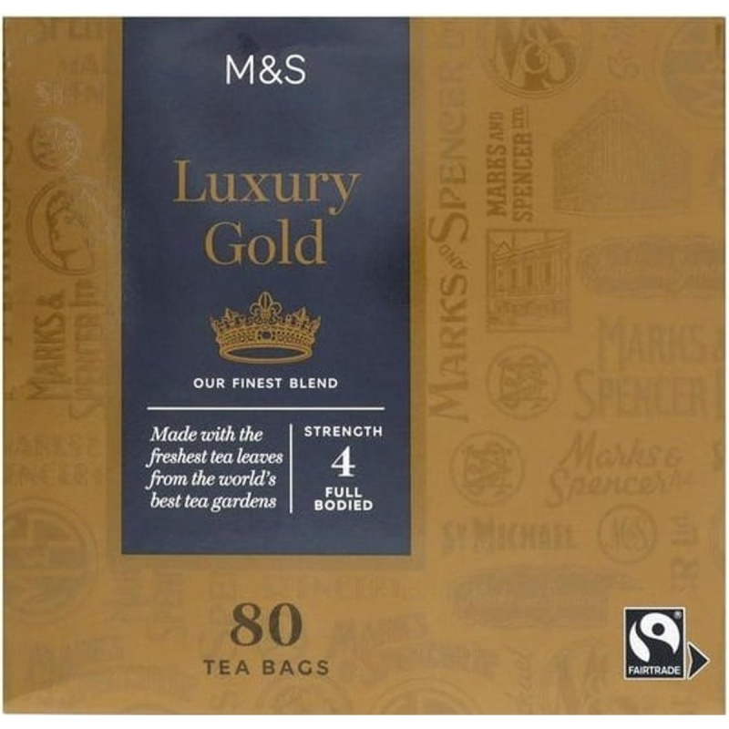Marks & Spencer Porcovaný čaj Luxury Gold