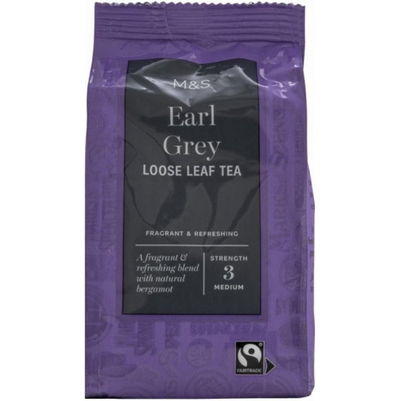 Marks & Spencer Sypaný čaj Earl Grey balený ve fólii