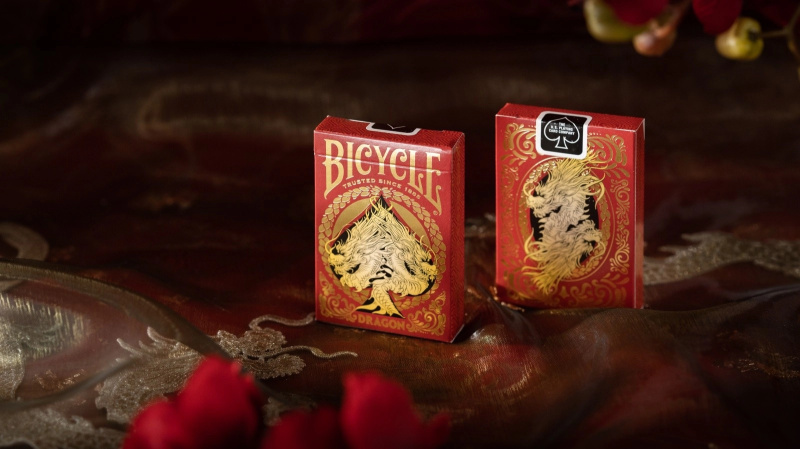 Bicycle Cards Bicycle Red Dragon Playing Cards