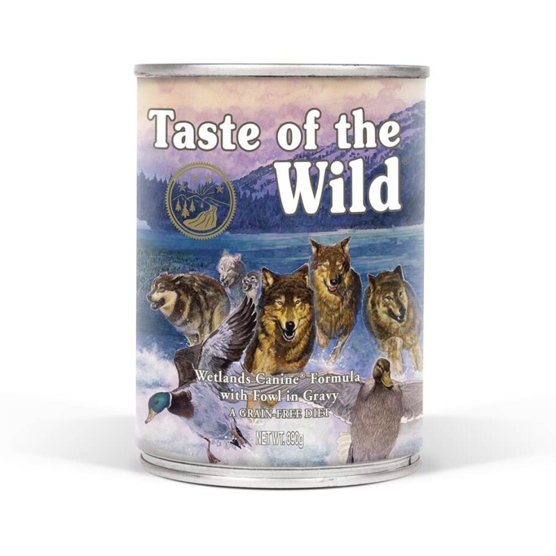 Taste of the Wild konzerva Wetlands Wild Fowl 390g