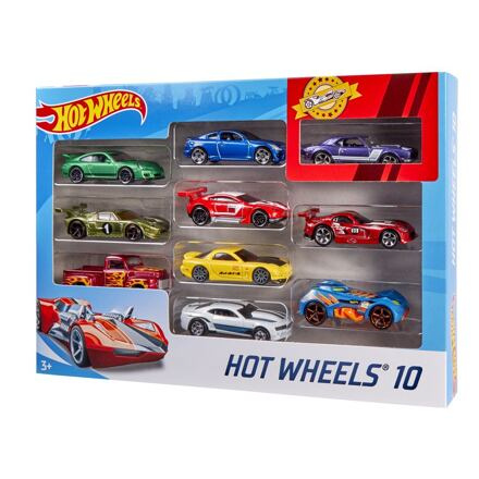 Mattel Hot Weels Autíčka 10Pack