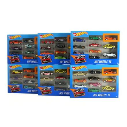 Mattel Hot Weels Autíčka 10Pack