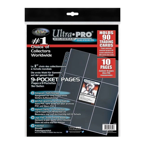 Ultra PRO Platinum series 9kapsové stránkovací listy do alba, 11 děr (10 ks)