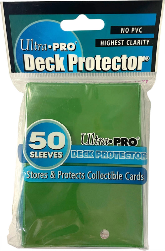 Ultra Pro deck protector matrix green – ochranné obaly na karty 50 ks