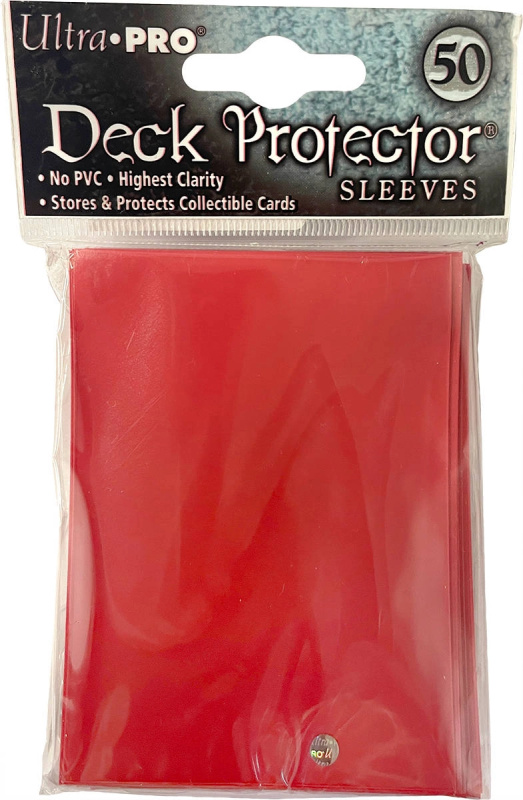 Ultra Pro deck protector lava red – červené obaly na karty 50 ks