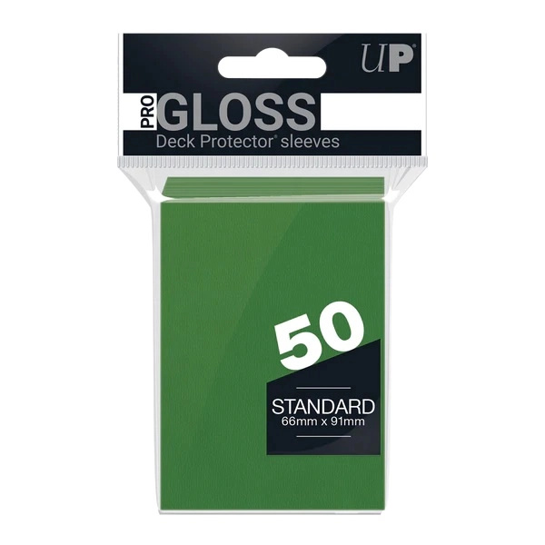 Ultra PRO PRO-Gloss standardní obaly na karty zelené (50 ks)