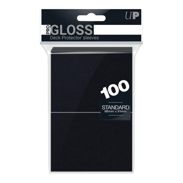 Ultra PRO pro-gloss standardní obaly na karty černé (100 ks)