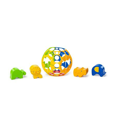 Bright Starts Hračka třídění tvarů Oball Jungle Adventures