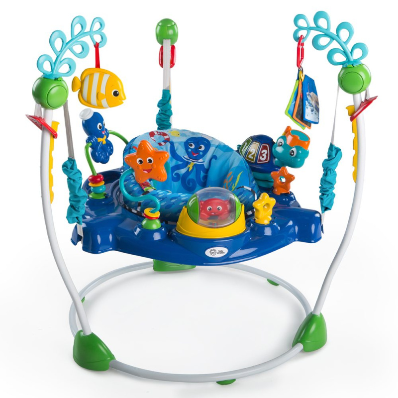Baby Einstein skákadlo Neptune’s Ocean Discovery 2v1 (6–12 měsíců)