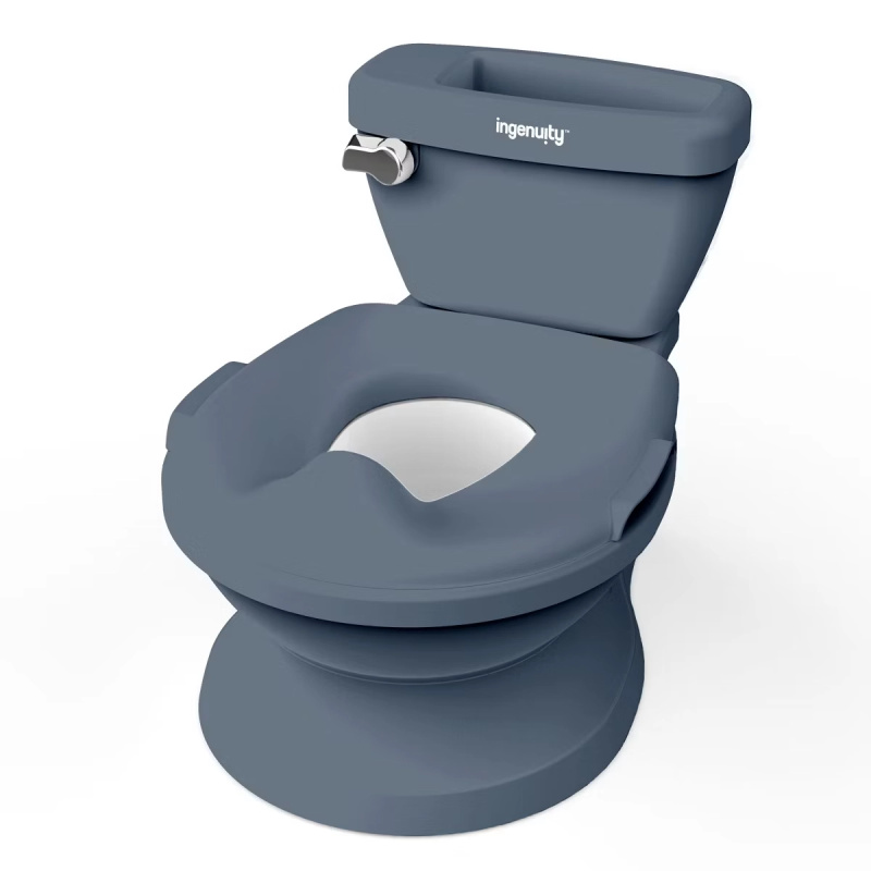 Ingenuity Toaleta dětská se zvukem My Size Růžová