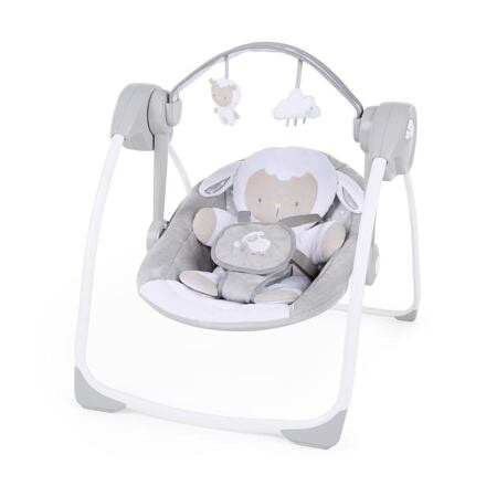 INGENUITY Houpačka s melodií Cuddle Lamb 0 m+, do 9 kg, 2019