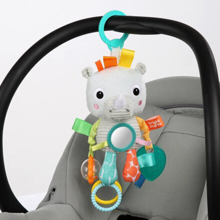 Bright Starts Hračka na C kroužku Playful Pals Nosorožec