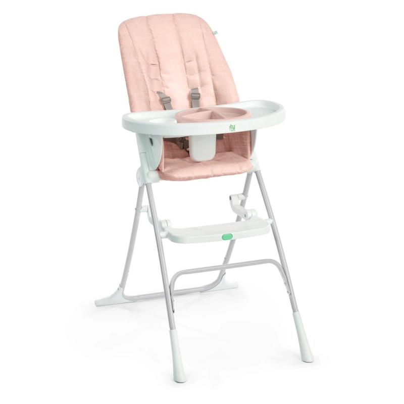 Ingenuity skládací jídelní židlička Sun Valley Pink