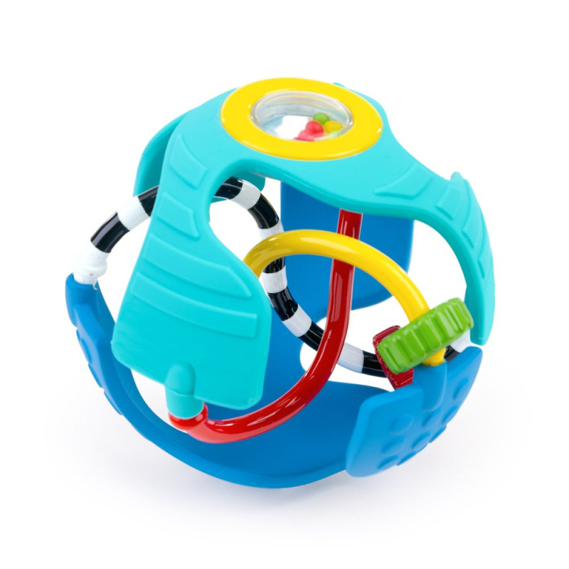 BABY EINSTEIN Hračka senzorický míč s kousátkem Rattle & Sense™ 3m+