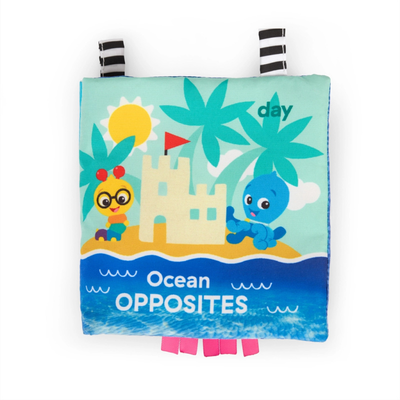 Baby Einstein měkká aktivitní knížka Ocean Opposites od narození