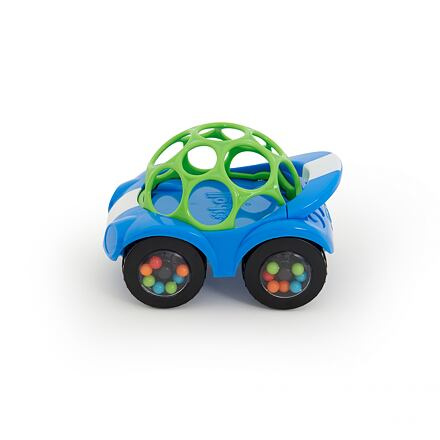 Oball Hračka autíčko Rattle & Roll Oball™ modro/zelené