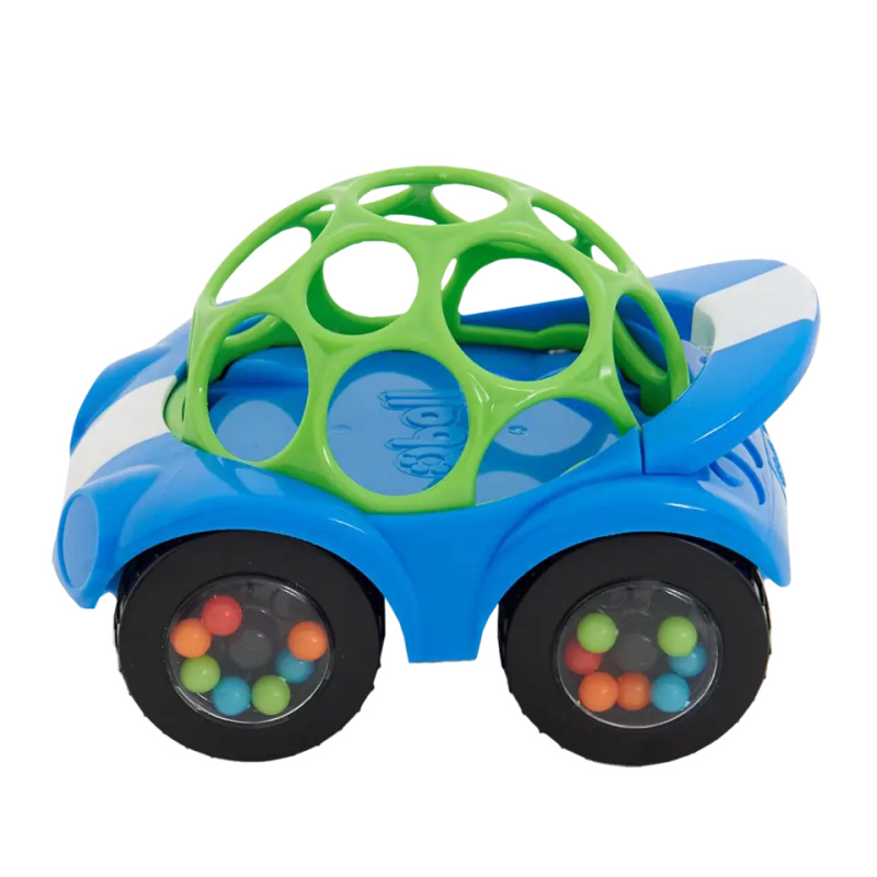 Oball Hračka autíčko Rattle & Roll Oball™ modro/zelené