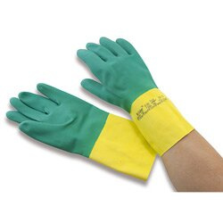 Bi-colour - pracovní rukavice - latex, vel. 9, 1 pár